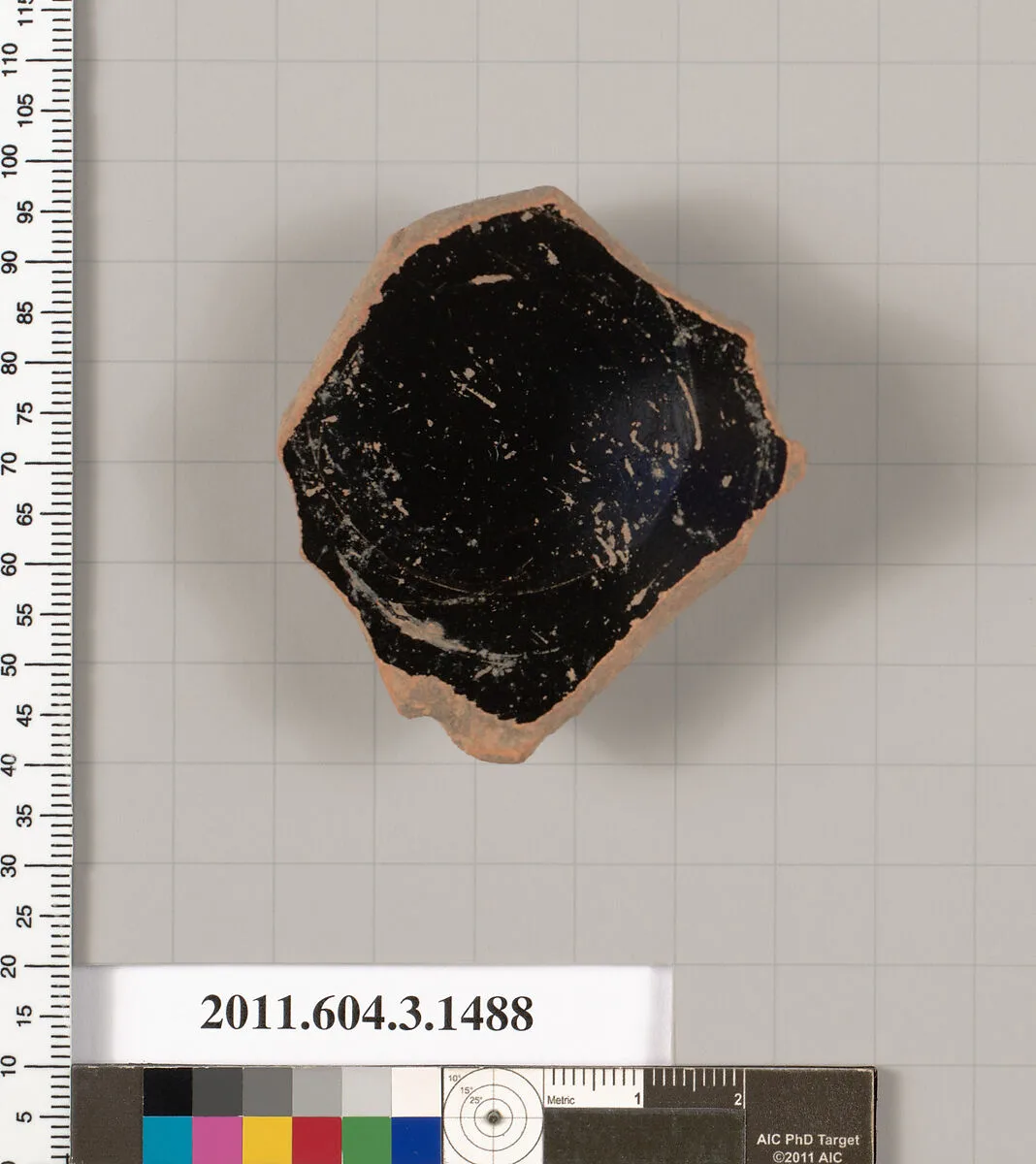 Terracotta fragment of a skyphos (deep drinking cup) — Unknown