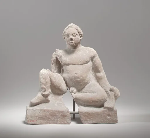 Seated boy
