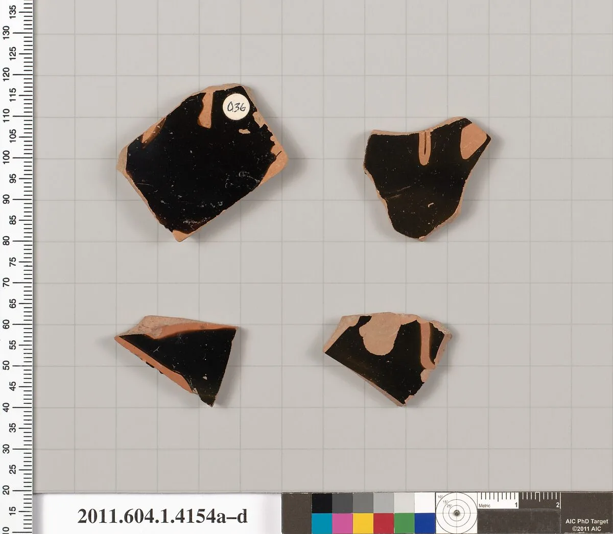Terracotta fragments of kylikes (drinking cups) — Unknown
