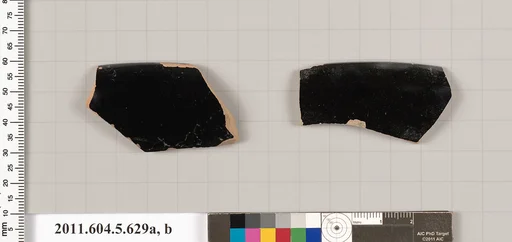 Terracotta rim fragments of kylikes (drinking cups)