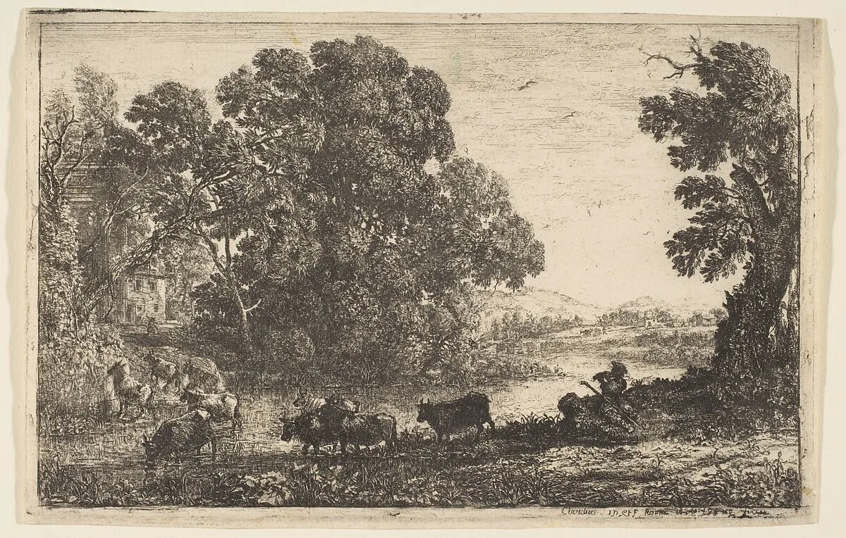 The Cowherd — Claude Lorrain (Claude Gellée)