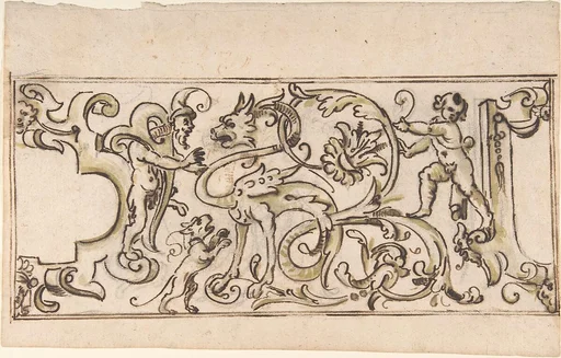 Grotesque Ornament Drawing