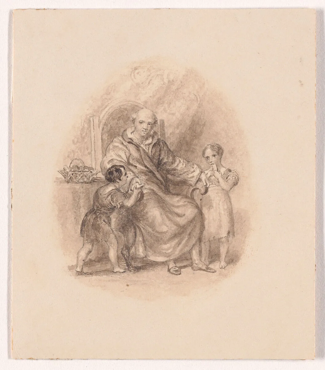 Illustration design for "The Economy of Human Life" — Robert Dodsley|Frank Howard