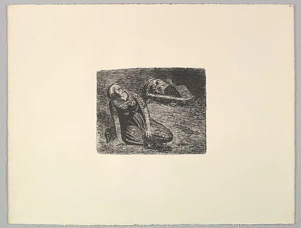 The Bloodstains 2 (Der Blutflecken 2) — Ernst Barlach