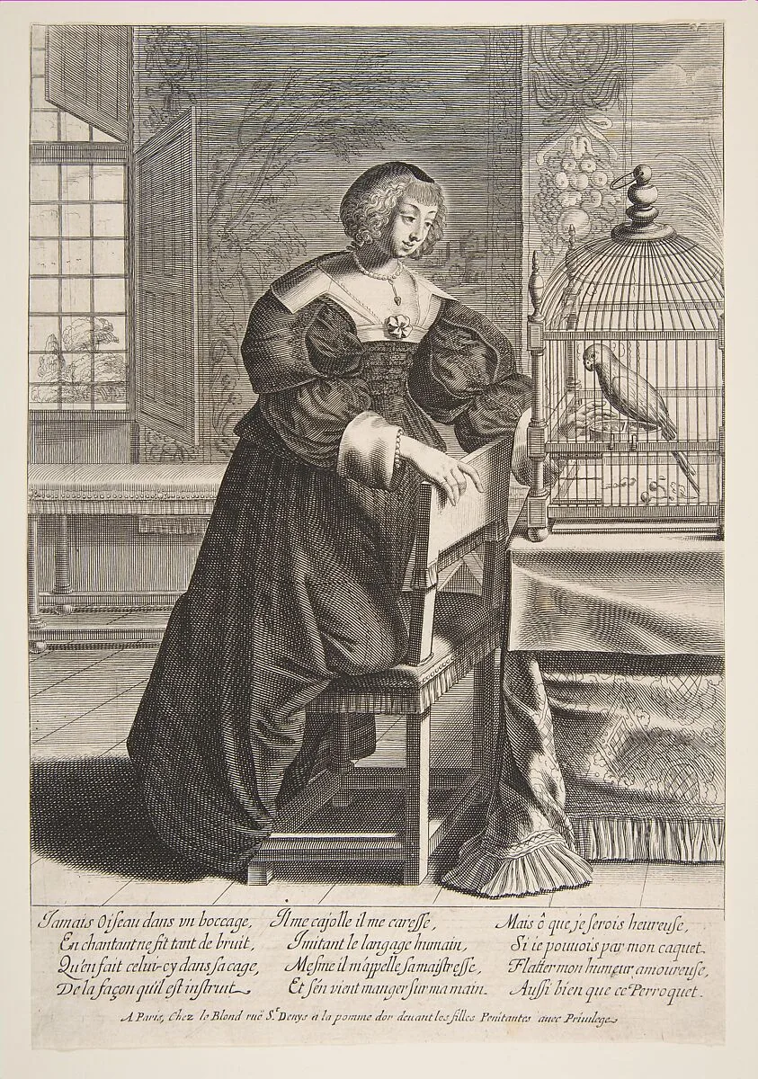 The Parrot — Abraham Bosse|Jean I Leblond