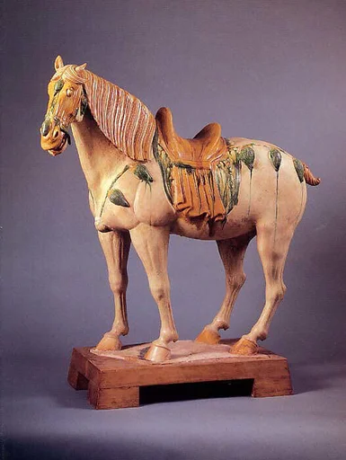 唐 三彩陶馬|Horse