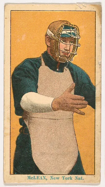 Larry McLean, New York, from Coupon Cigarettes Baseball Issue, 1914-1916 — Coupon Cigarettes