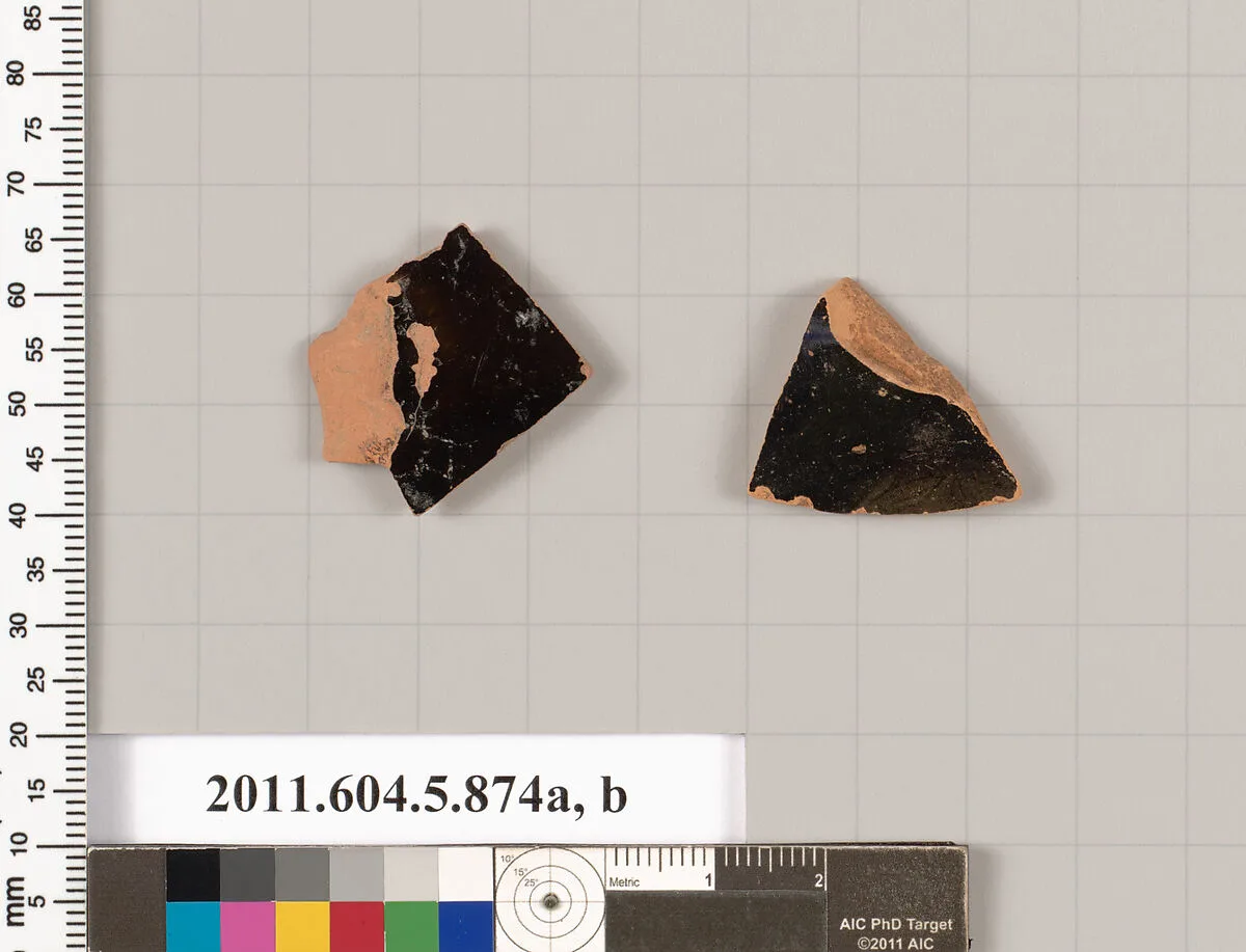 Terracotta fragments of kylikes (drinking cups) — Unknown