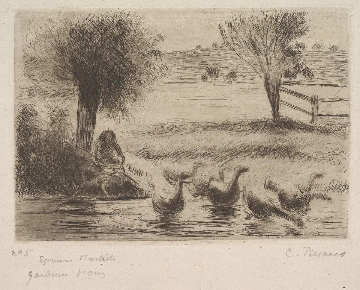 Goose Girl — Camille Pissarro