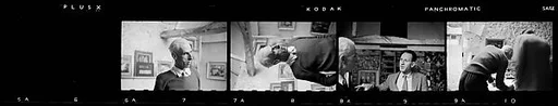 [50 Portraits of the Painter John Piper in his Studio, England]