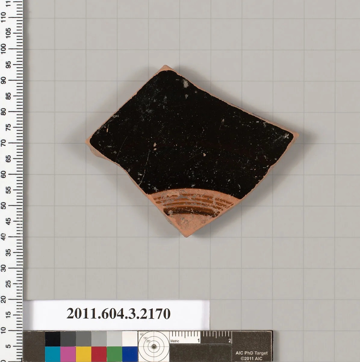 Terracotta fragment of a kylix (drinking cup) — Unknown