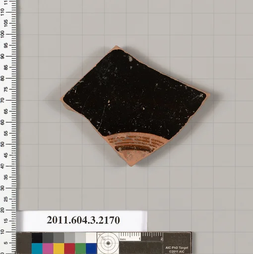 Terracotta fragment of a kylix (drinking cup)