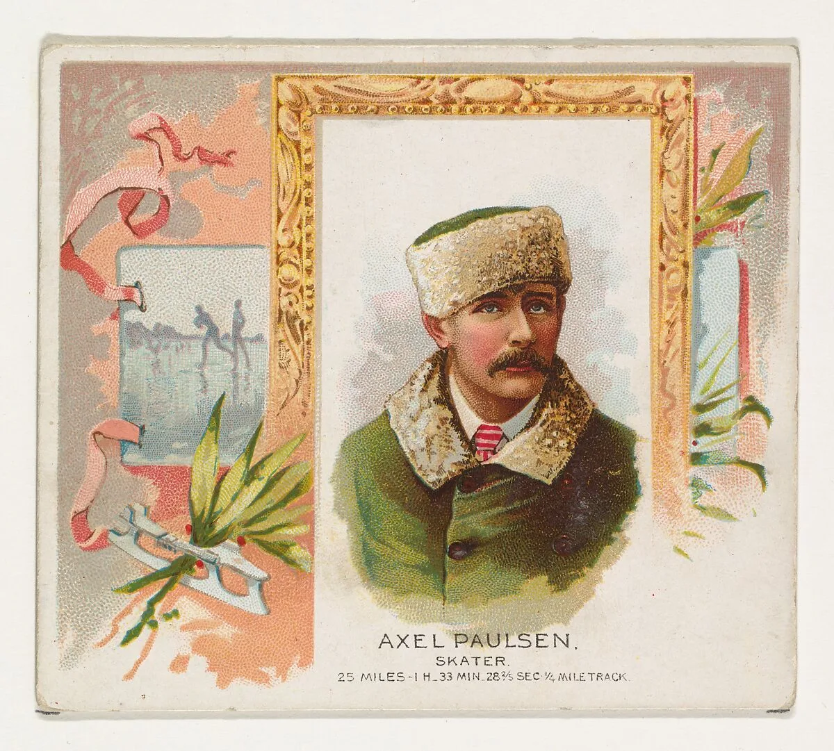 Axel Paulsen, Skater, from World's Champions, Second Series (N43) for Allen & Ginter Cigarettes — Lindner, Eddy & Claus|Allen & Ginter