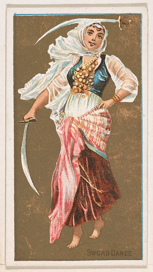 Sword Dance, from National Dances (N225, Type 1) issued by Kinney Bros. — Kinney Brothers Tobacco Company