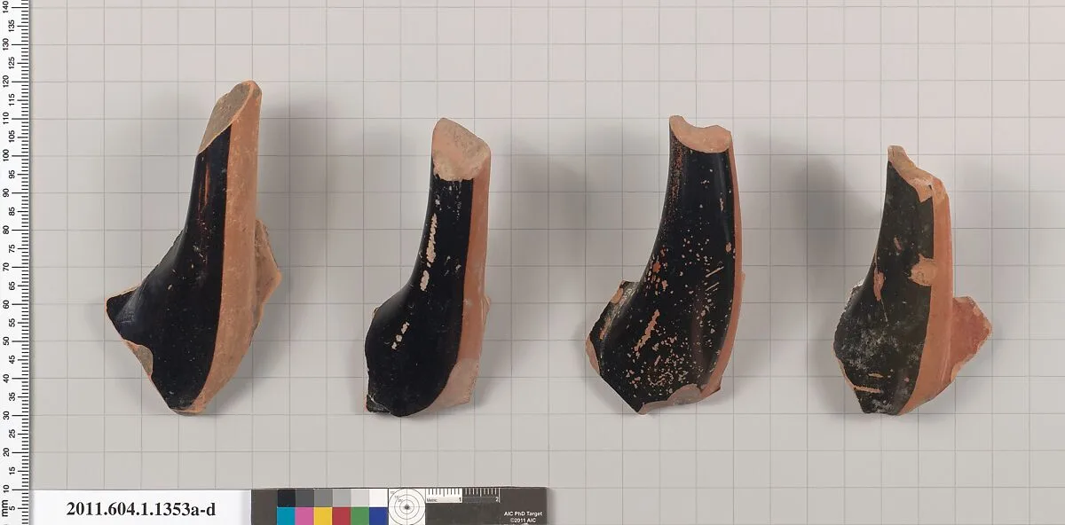 Terracotta fragments of kylikes (drinking cups) — Unknown