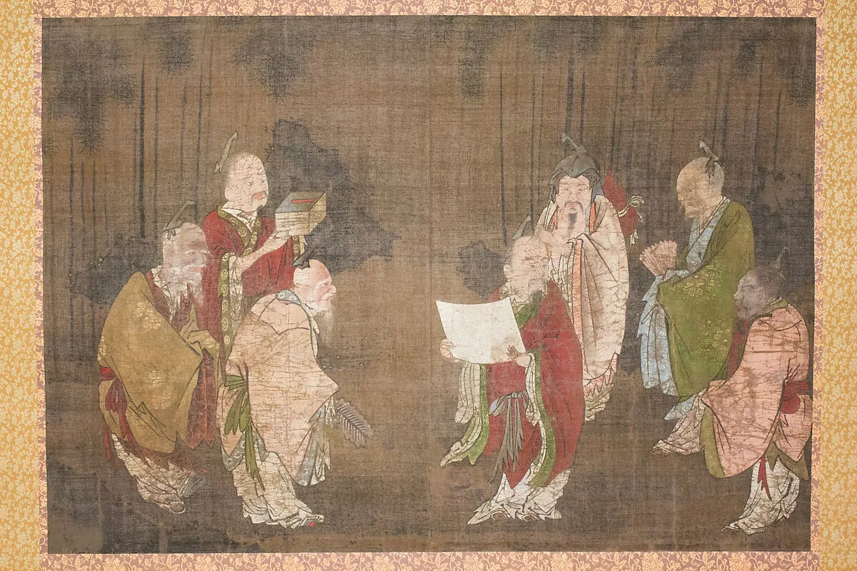 筆者不詳 竹林七賢図|Seven Sages of the Bamboo Grove — Unknown