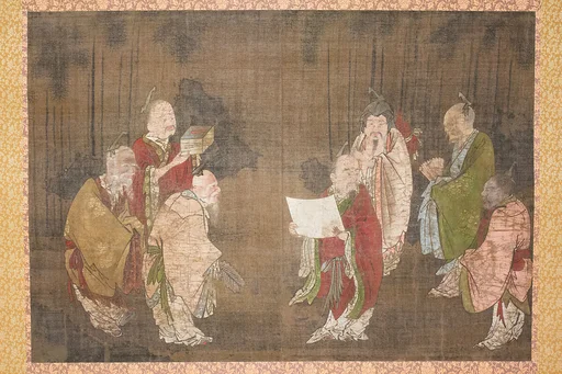 筆者不詳 竹林七賢図|Seven Sages of the Bamboo Grove