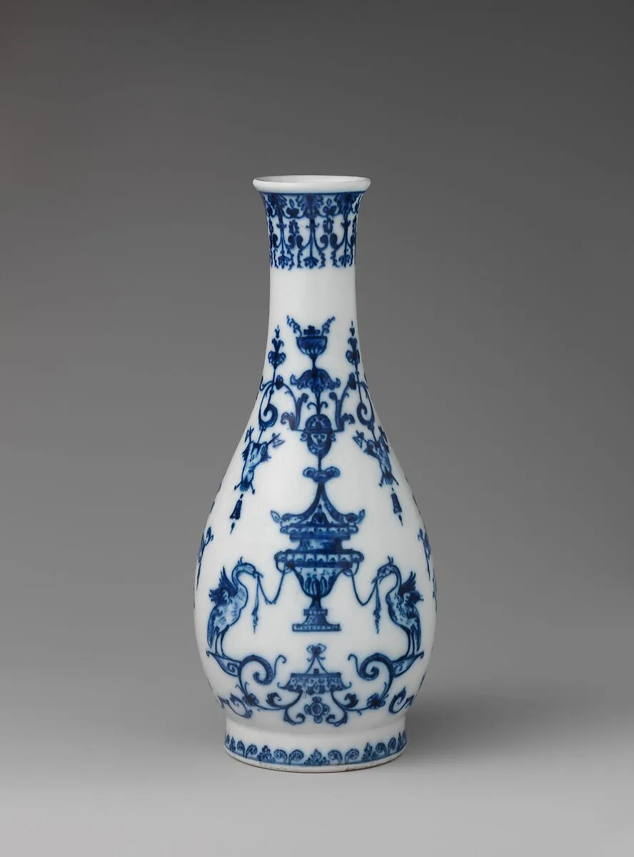 Bottle with arabesque designs (one of a pair) — Saint-Cloud factory