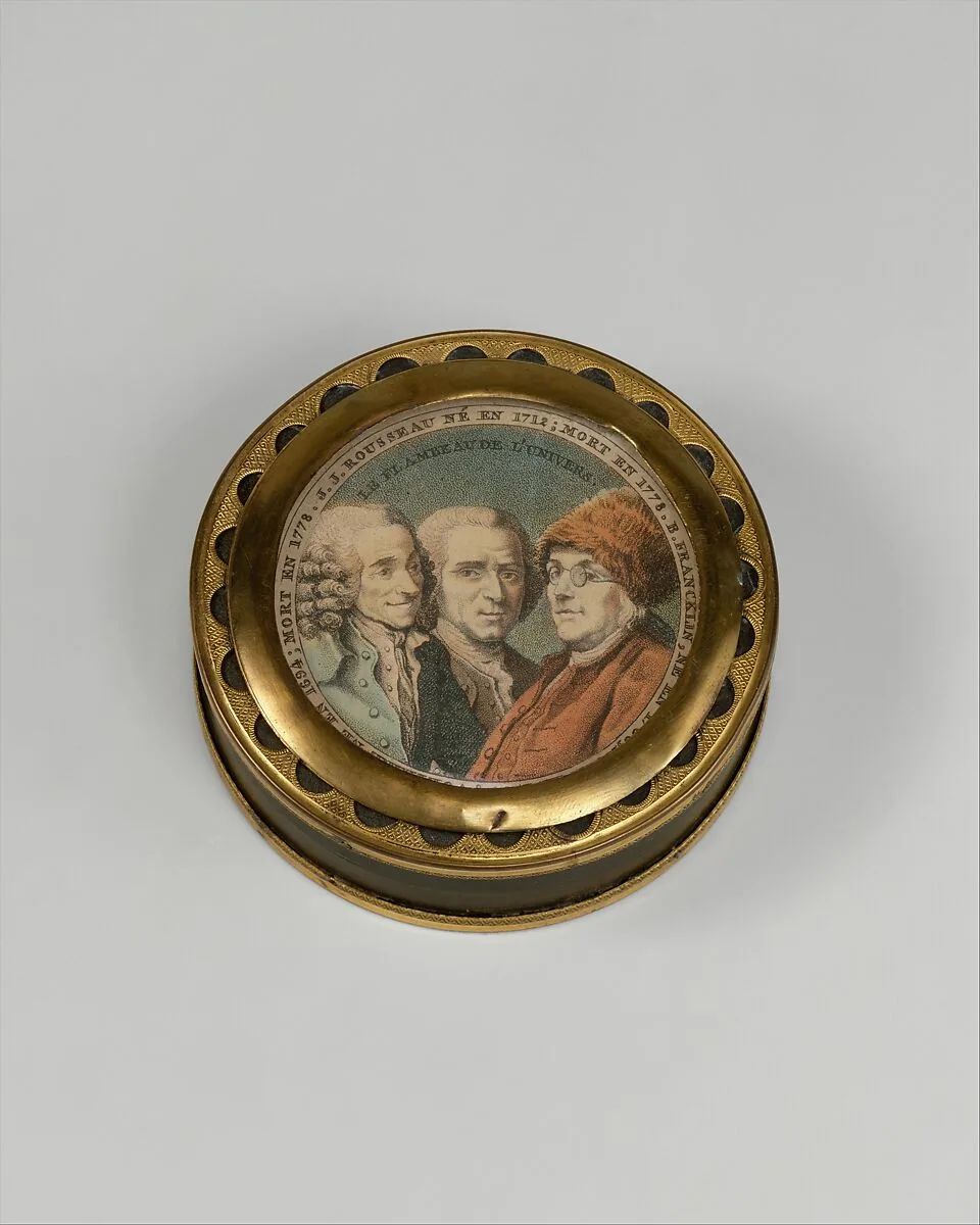 Box with Medallion Top — Unknown