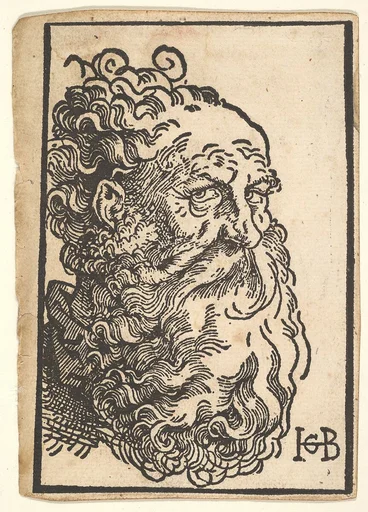 Head of a Bearded Man