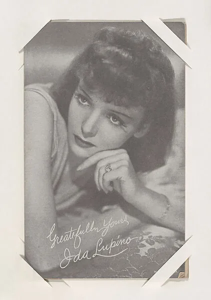 Ida Lupino from Movie Stars Exhibit Cards series (W401) — Unknown