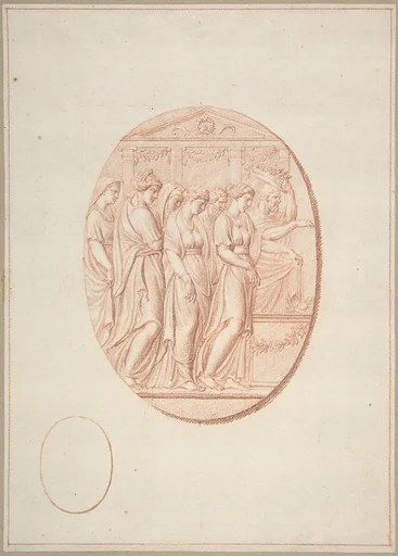 Figures before an Altar