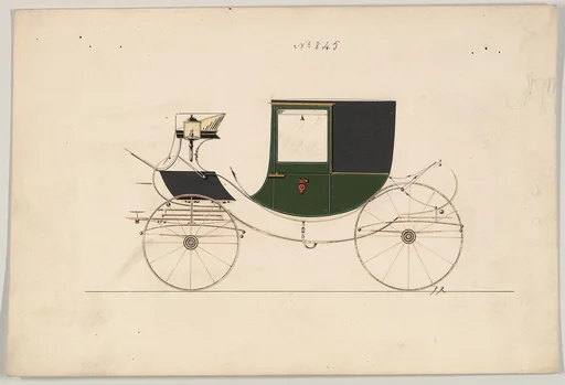 Design for Chariot D'Orsay, no. 845