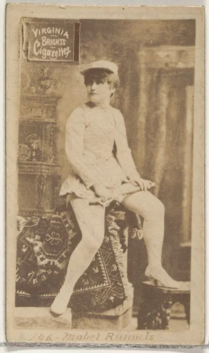 Card 746, Mabel Runnels, from the Actors and Actresses series (N45, Type 2) for Virginia Brights Cigarettes