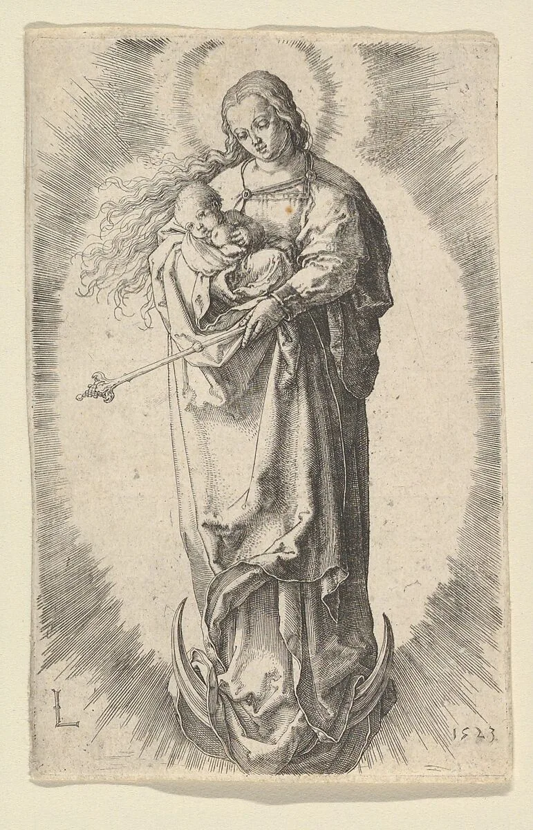 The Virgin with Child on the Crescent — Lucas van Leyden