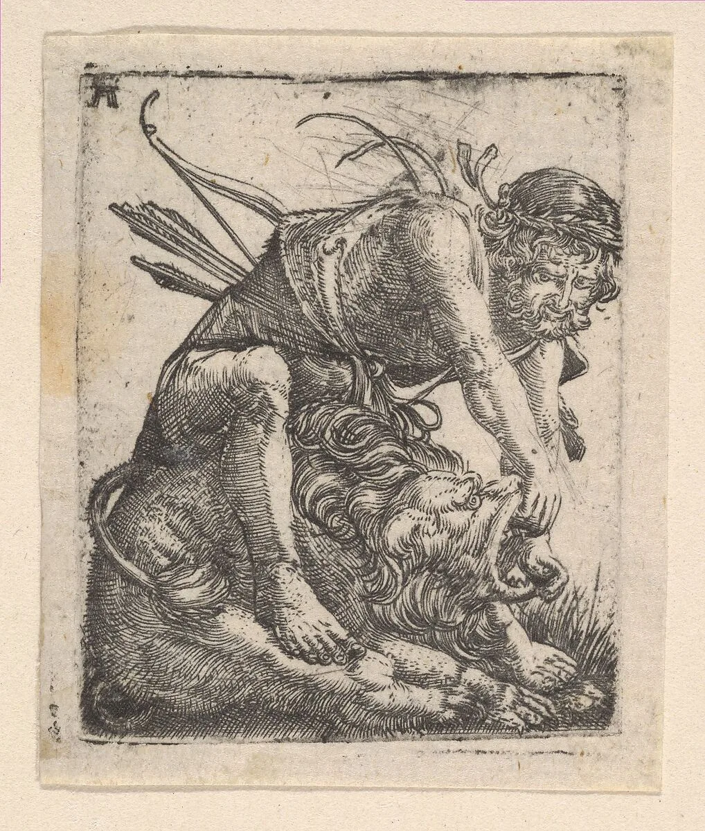 Hercules Fighting the Nemean Lion — Albrecht Altdorfer