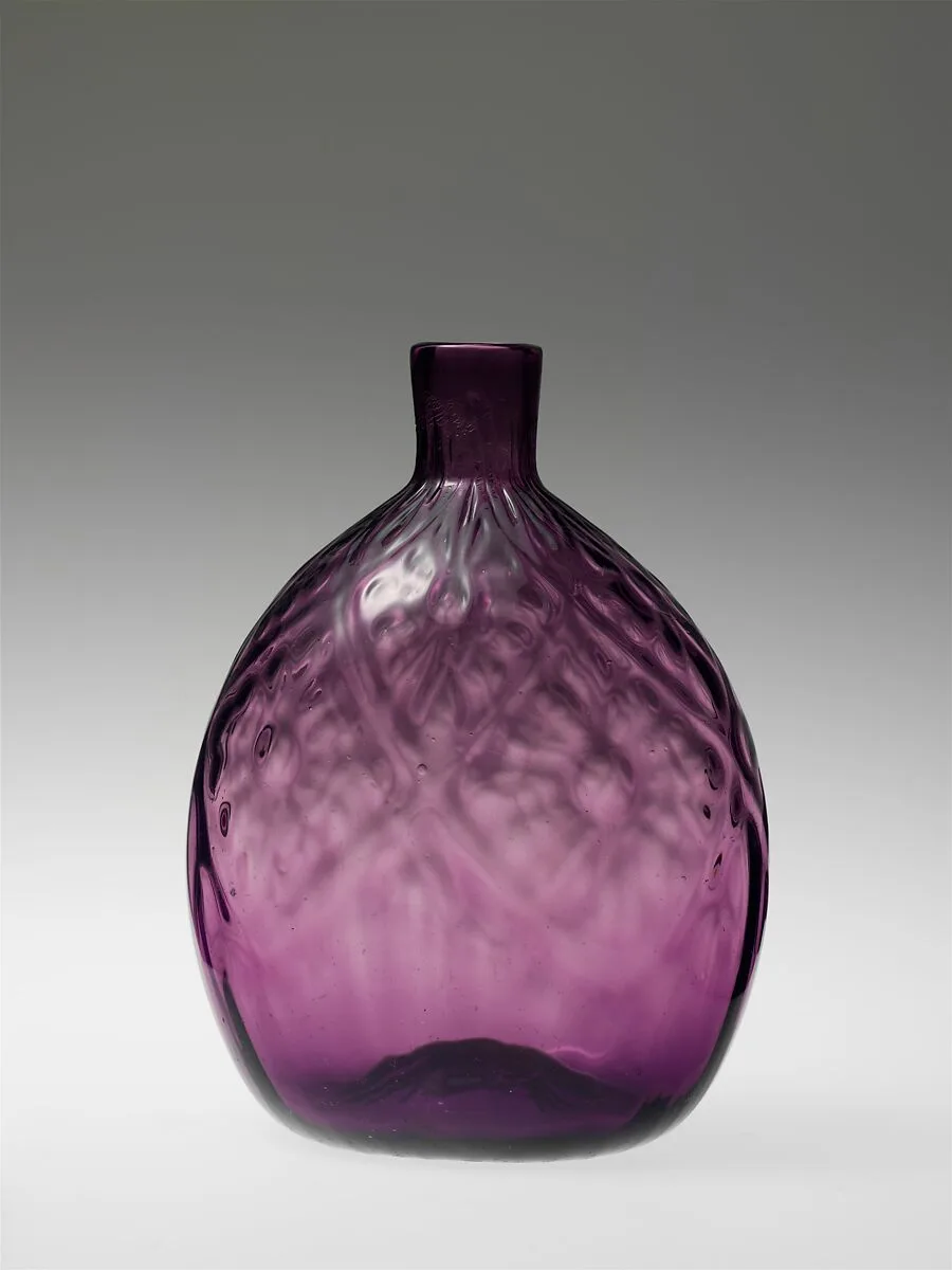 Pocket bottle — Henry William Stiegel|American Flint Glass Manufactory