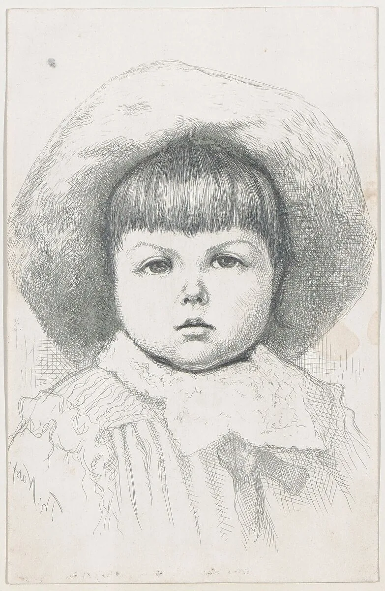 Portrait of a Child (Cyril Nast?) — Cyril Nast|Thomas Nast