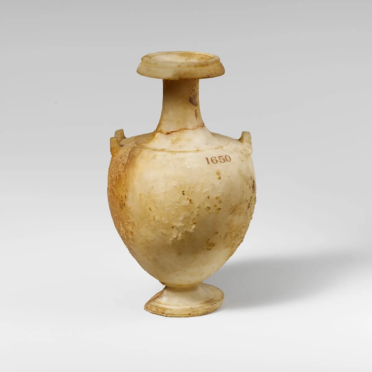Miniature alabaster amphora — Unknown