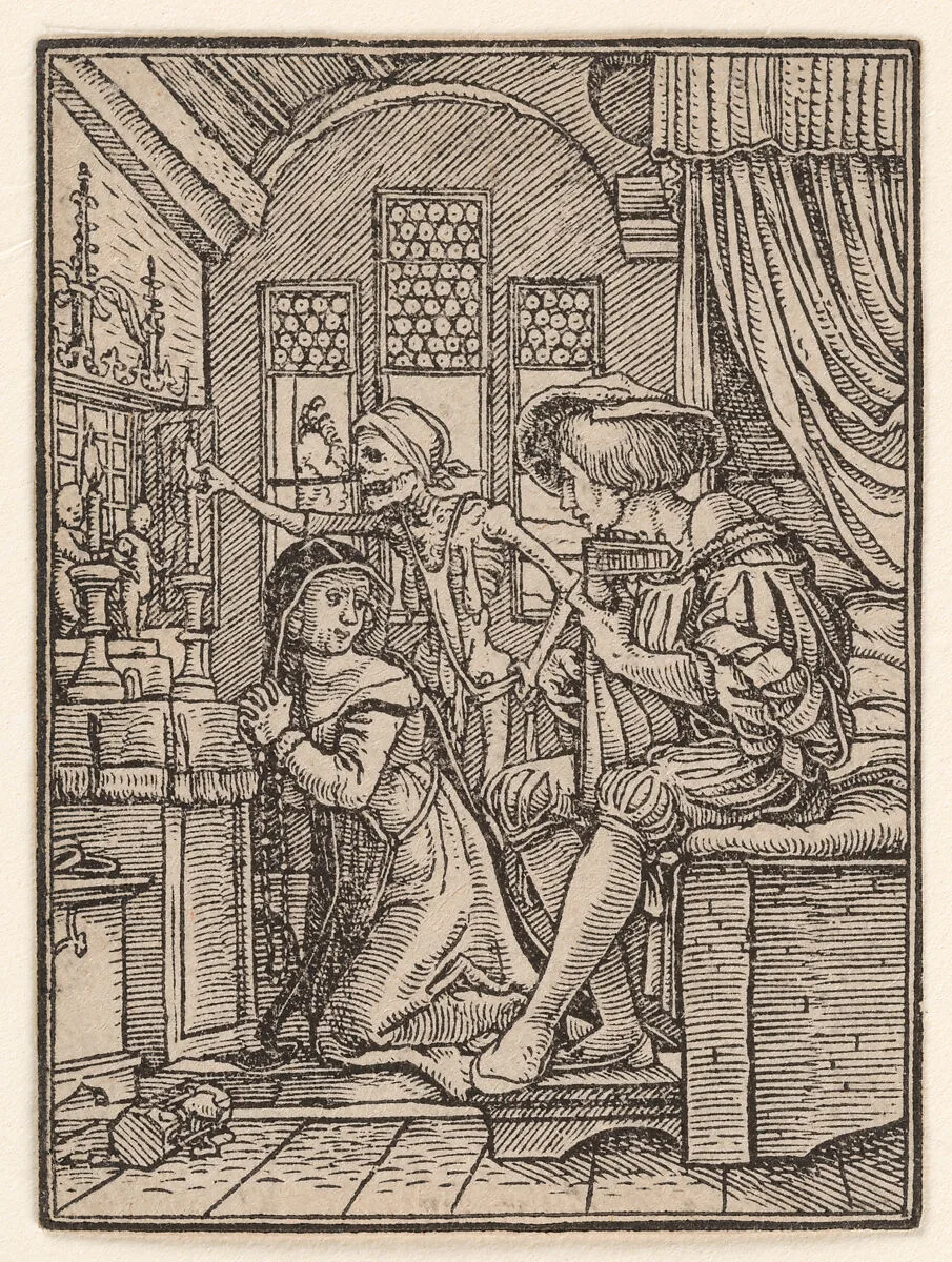The Nun, from The Dance of Death — Hans Holbein the Younger|Hans Lützelburger