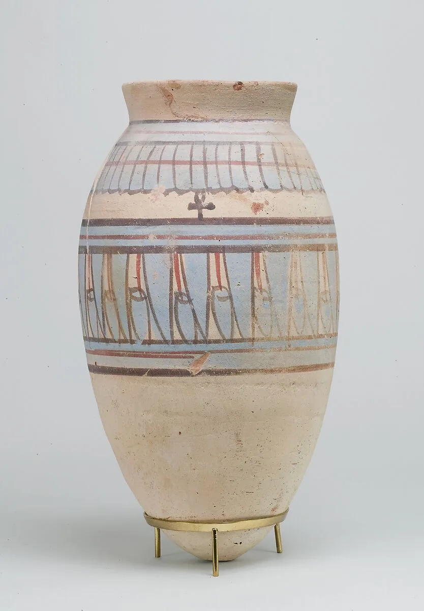 Blue-painted Jar from Malqata — Unknown