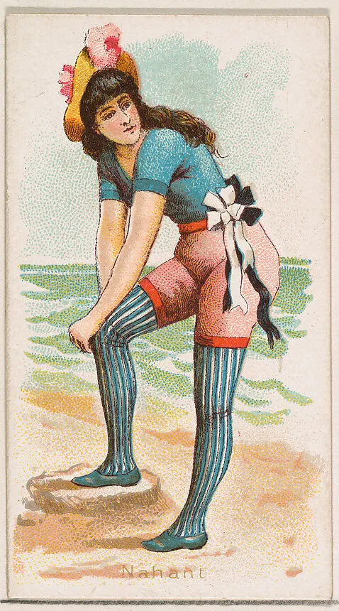 Nahant, from the Fancy Bathers series (N187) issued by Wm. S. Kimball & Co. — William S. Kimball & Company