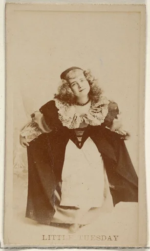 Little Tuesday, from the Actors and Actresses series (N45, Type 8) for Virginia Brights Cigarettes