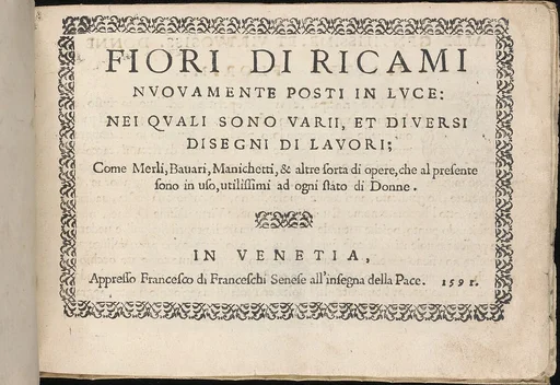 Fiori di Ricami Nuovamente Posti in Luce