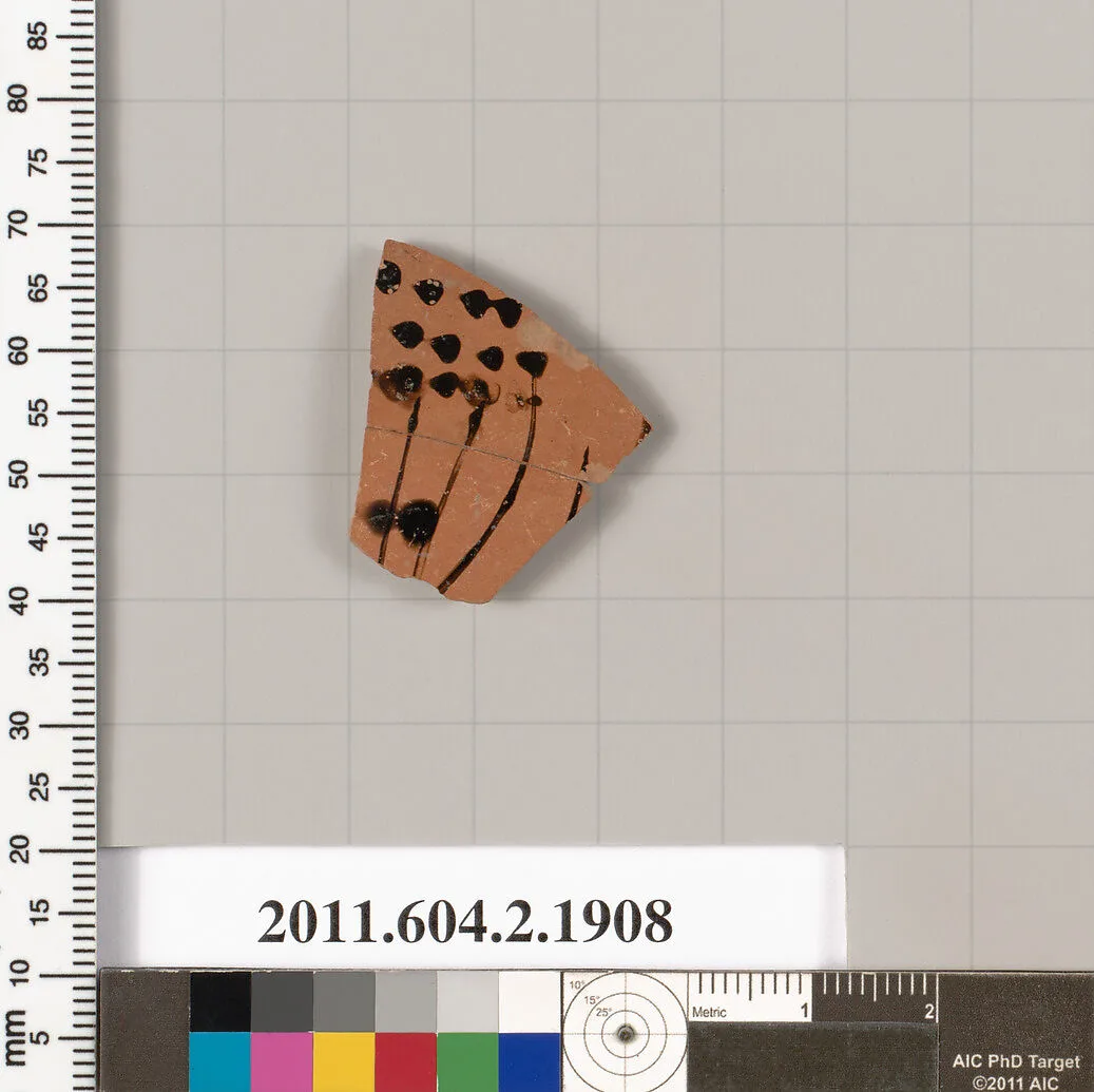 Terracotta fragment of a skyphos (deep drinking cup) — Unknown