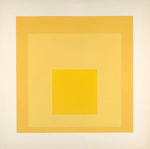 Proof for White Line Square series — Josef Albers|Gemini G.E.L.|Kenneth E. Tyler