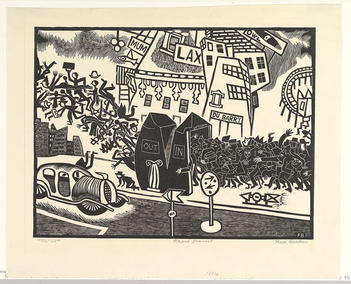 Rapid Transit — Fred Becker|WPA