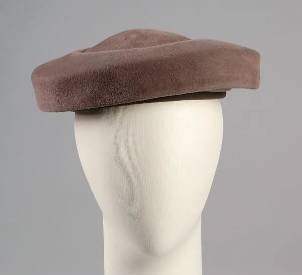 Pillbox hat — Sally Victor