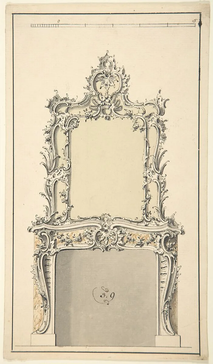 Design for a Fireplace — Robert Taylor|Sir Henry Cheere