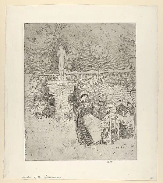 Garden of the Luxembourg — Childe Hassam