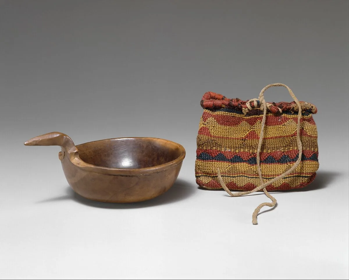 Medicine Bundle Bowl and Bag — Unknown