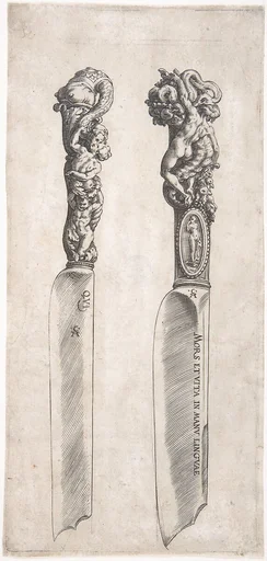 Design for Two Knife Handles