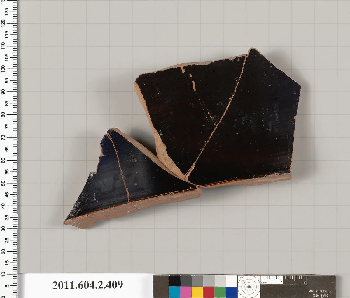 Terracotta fragment of a column-krater (bowl for mixing wine and water) — Unknown