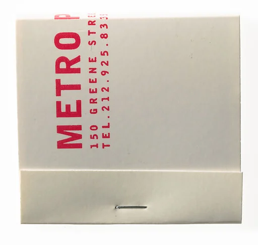 [Troll Matchbook for Metro Pictures, Grammercy Park Art Fair, New York City]