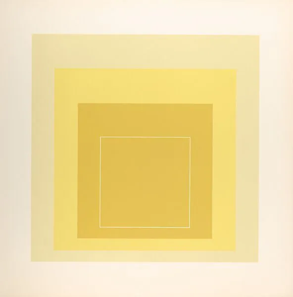 Proof for White Line Square series — Josef Albers|Gemini G.E.L.|Kenneth E. Tyler