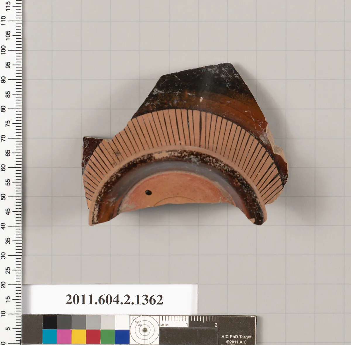 Terracotta fragment of a skyphos (deep drinking cup) — Unknown